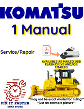 KOMATSU 100E BULLDOZER SERVICE REPAIR SHOP MANUAL PDF ON USB