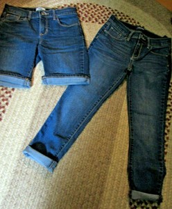 old navy jean capris