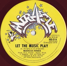 Marcia Hines ORIG OZ Brown Vinyl 45 Let the music play EX ’78 Soul funk