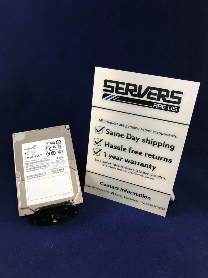 Seagate 146GB 2.5 " Festplatte Savvio 15K.2 ST9146852SS SAS 2 Enterprise