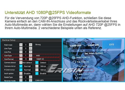 Telecamera posteriore 150° linea di protezione retromarcia CCD HD 100% impermeabile per VW Seat Skoda - Foto 12 di 13