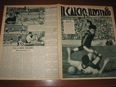 ILLUSTRATO FOOTBALL 1949/11 NYERS INTER MODENA TORINO LAZIO MILAN FIORENTINA  
