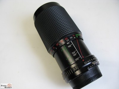 Danubia MC 80-205mm / 4,5 Tele-Objektiv Zoom für Nikon F/Ai Bajonett FM, FE, FG