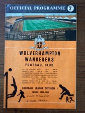 15/8/1959 Charity Shield Programme, Wolverhampton Wanderers v Nottingham Forest