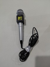 VINTAGE MTV MUSIC TELEVISION KARAOKE MICROPHONE MIC RETRO 10  LONG