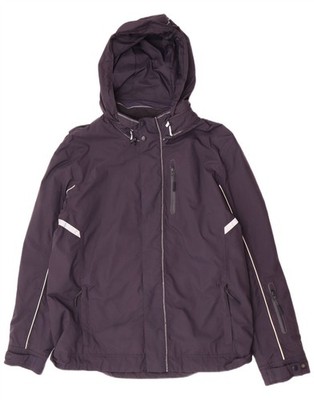 Crew Clothing Herren Windbreaker Jacke mit Kapuze UK 42 XL Navy Blau Nylon AI10