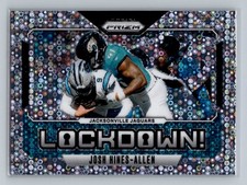 JOSH HINES-ALLEN 2024 PANINI PRIZM LOCKDOWN NO HUDDLE DISCO PRIZMS #14 JAGUARS