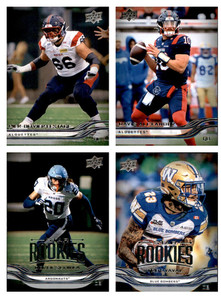 2026 Upper Deck CFL Football Base + Star Rookies Cards #1-100 U-pick From List