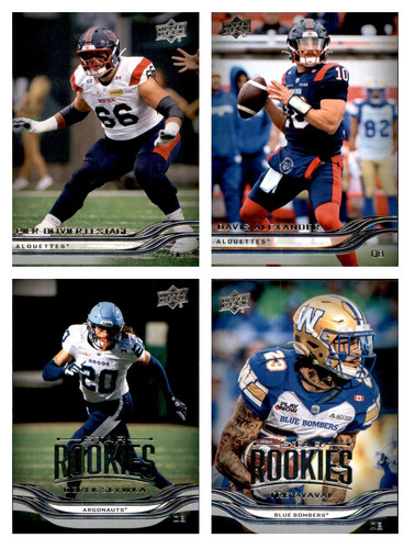 2026 Upper Deck CFL Football Base + Star Rookies Cards #1-100 U-pick From List