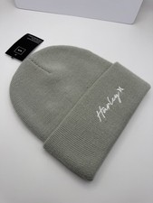 Hurley Knit Beanie Hat Gray One Size   New With Tags   Cuffed Winter Beanie