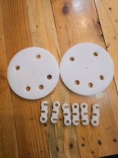 2 Antenne Radio Guy Rings Radioamatoriale Ham Pali Militari Eccedenza, 