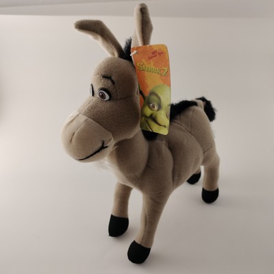 NEW - Nanco Dreamworks Shrek 2 DONKEY 9'' Plush Stuffed Animal Toy Retired 2004