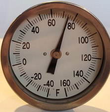Bimetal Thermometer Range -40/160F 