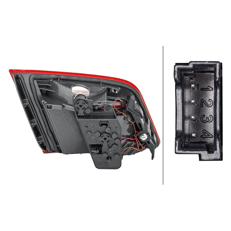 For BMW M5 2014-2016 Hella 011145521 Passenger Side Inner Replacement Tail Light Foto 2 de 2