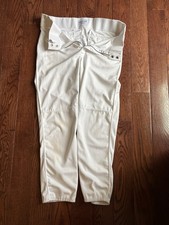 Mens Baseball Pants Mens Sz L White Custom Tailored