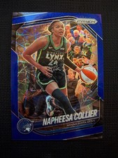 2025 Panini Prizm WNBA Napheesa Collier Blue Velocity Prizm #8 Minnesota Lynx