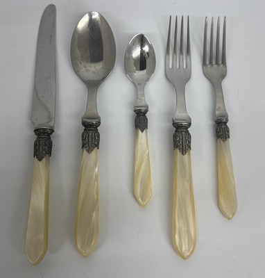 Jean Couzon France GALAXY PEARL Stainless Flatware 18/10 5pcs 1