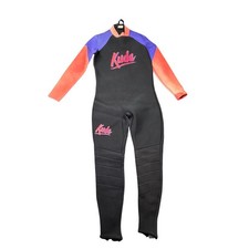 Vintage KUDA Wetsuit Womens L Black Full Long Sleeve Dive Surfing Swimming Retro