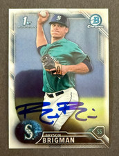 2016 Bowman 1st Chrome SIGNED: Bryson Brigman, MARINERS #BDC-105