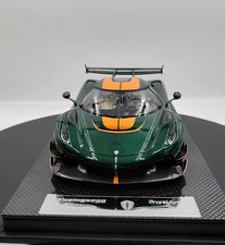 1/18  Koenigsegg Jesko/ Frontiart / green with orange strips