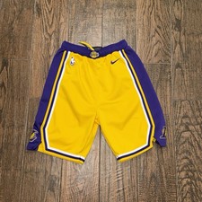 Los Angeles Lakers Boys Youth Nike NBA Basketball Shorts Size. Large