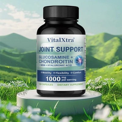 Vitalxtra Gelenkunterstützung mit Glucosamin Chondroitin 800mg 30/60/120 Kapseln
