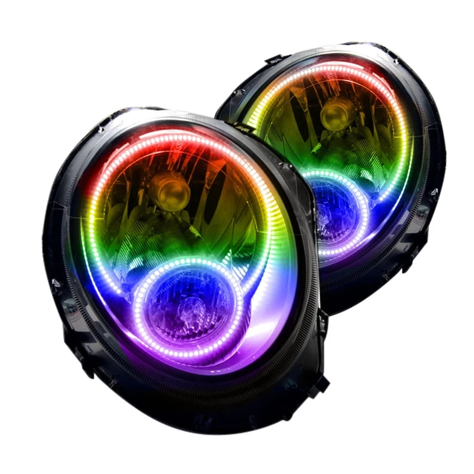 LED Halo Headlights Factory Surface Add On Custom Lights ColorSHIFT 2369-330 Foto 3 de 4