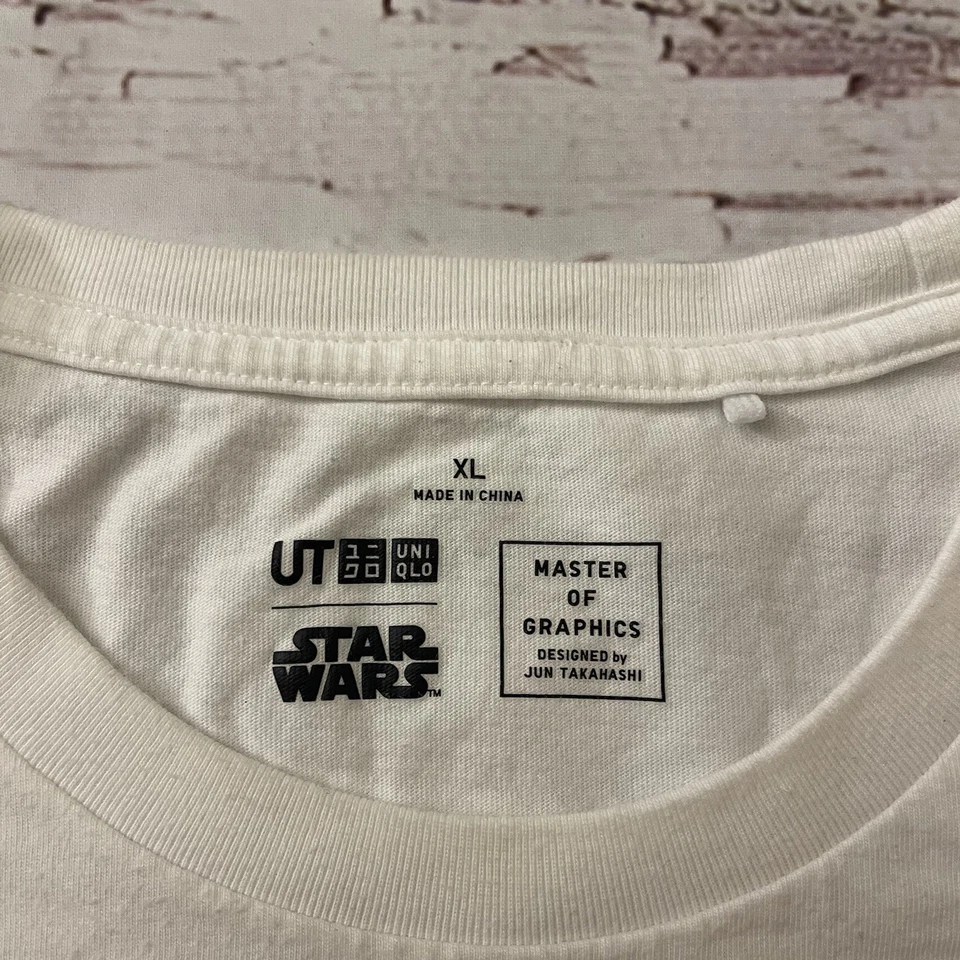 UNIQLO STAR WARS JUN TAKAHASHI DROIDS WHITE 2019 undercover master XL - Image 2 of 4