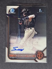 Alexander Suarez 2022 Bowman Chrome Auto #CPA-ASR