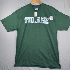 Vintage Tulane Green Wave Shirt Mens XL Green NCAA College Champion Tee