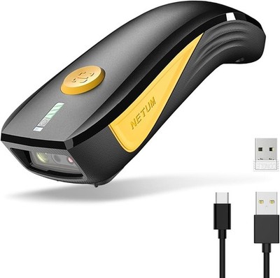 NETUM C750 Wireless Barcode Scanner Bluetooth Kompatibel Kleine Tasche USB 1D 2D