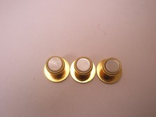 5/16" White MOP Round Vintage Formal Tux Prom Groom Shirt Stud set a324