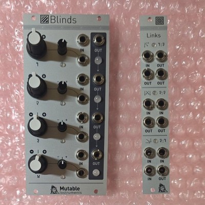 Mutable Instruments Blinds Links Eurorack Module Set Rare w/ Box from Japan