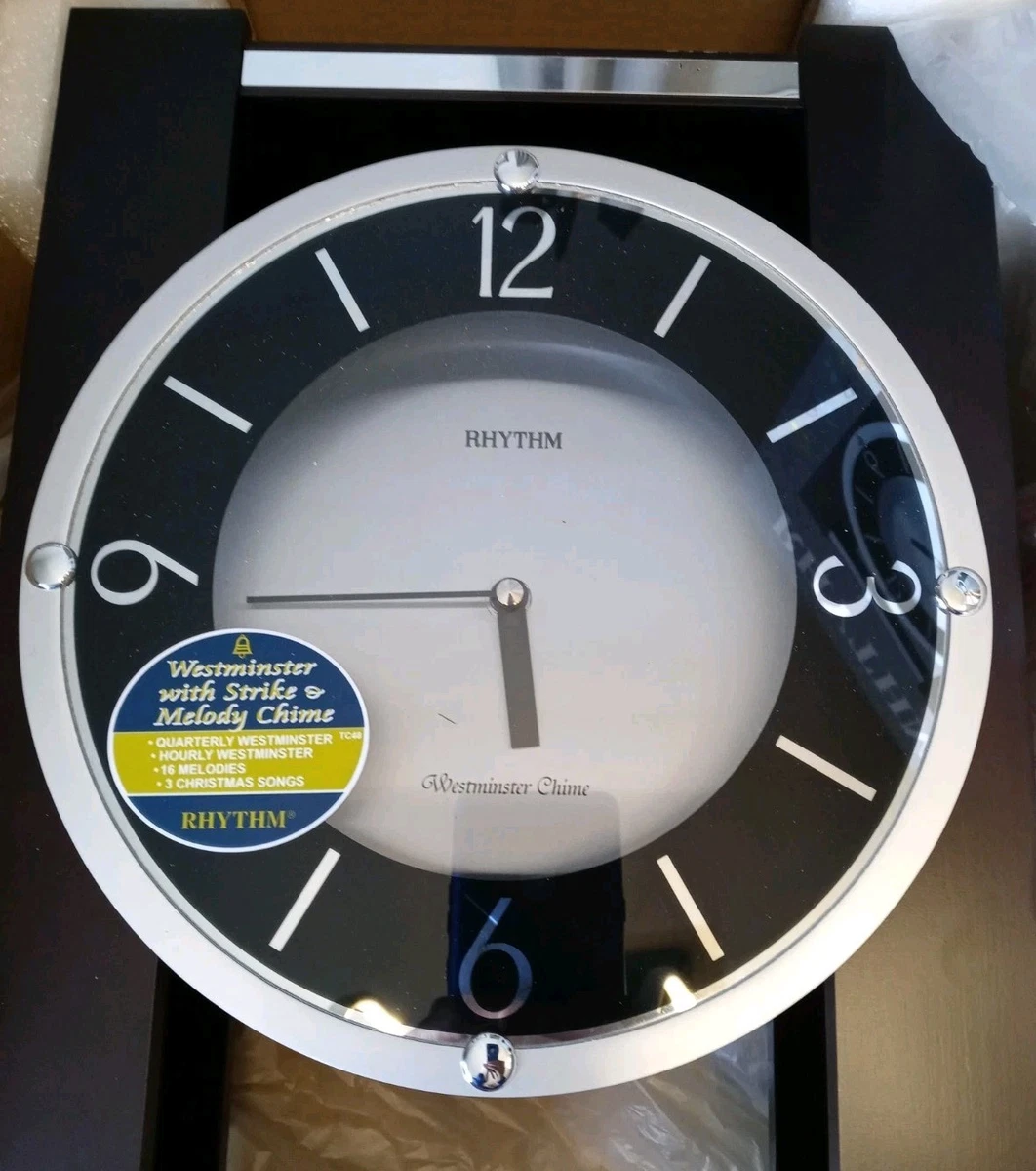 Rhythm Analog Wall Clocks with Chimes for sale | eBay