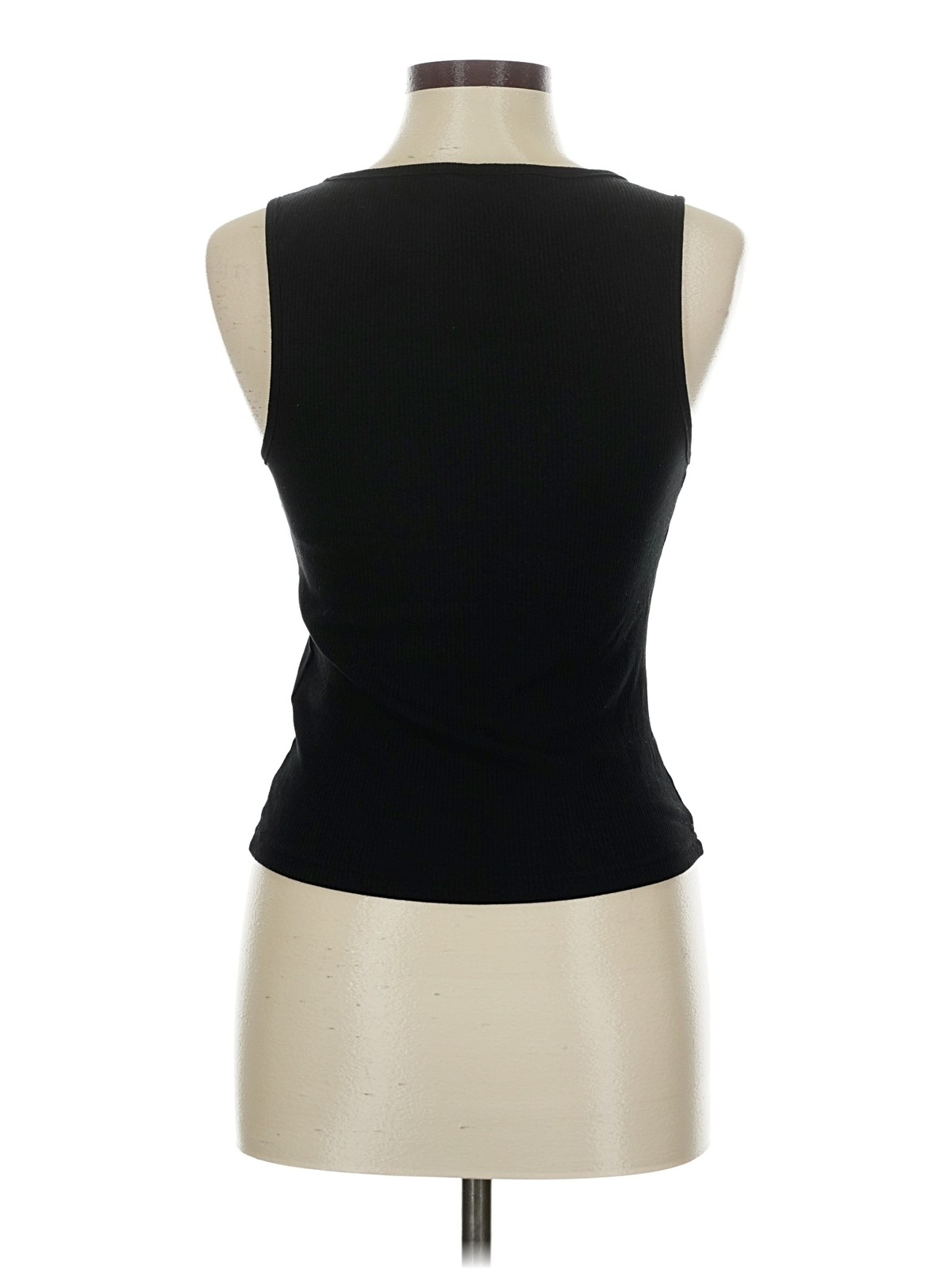 Divided by H&M Women Black Tank Top M thumbnail 2