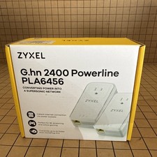 ZYXEL PLA6456-KIT - G.hn 2400 Mbps Wave 2 Powerline Pass-thru Gigabit Ethernet A