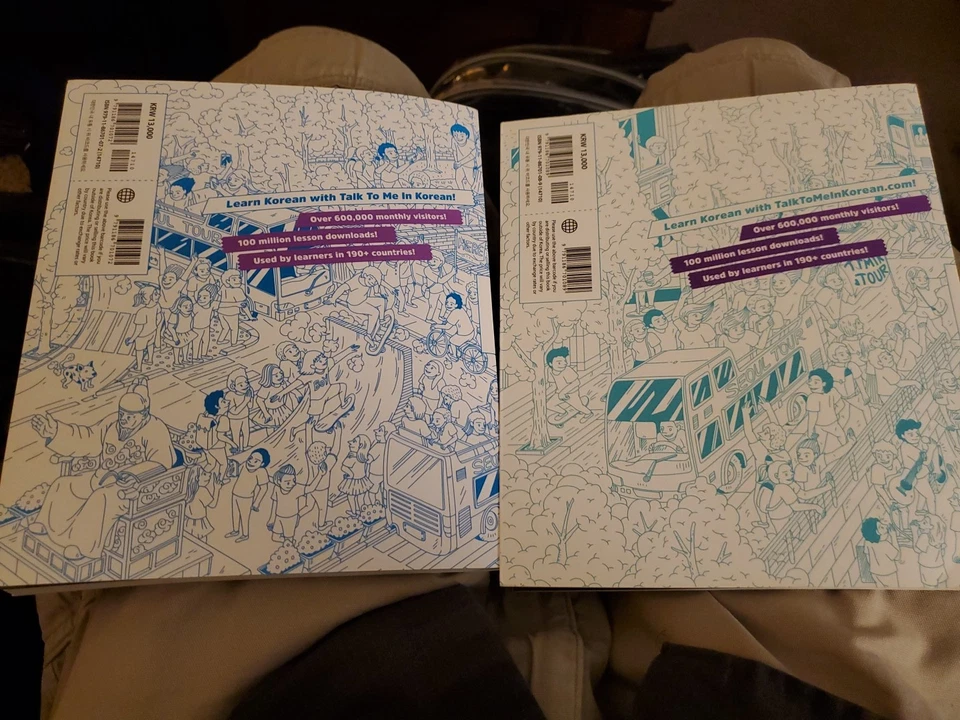 Talk To Me In Korean 1+2 And The Workbooks - Image 4 of 4