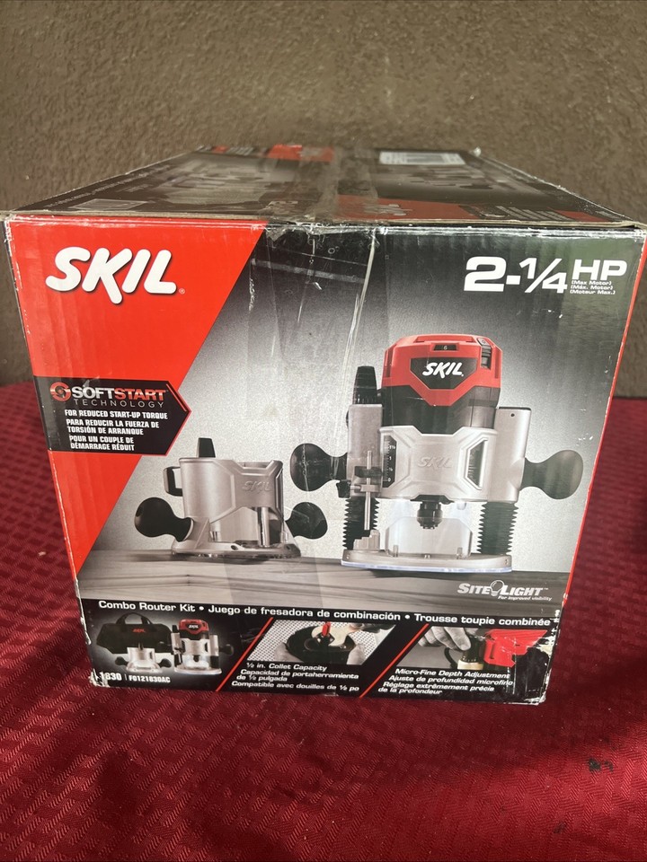 Skil 2-1/4 Router with Plunge Base & Case Model 1830 | eBay