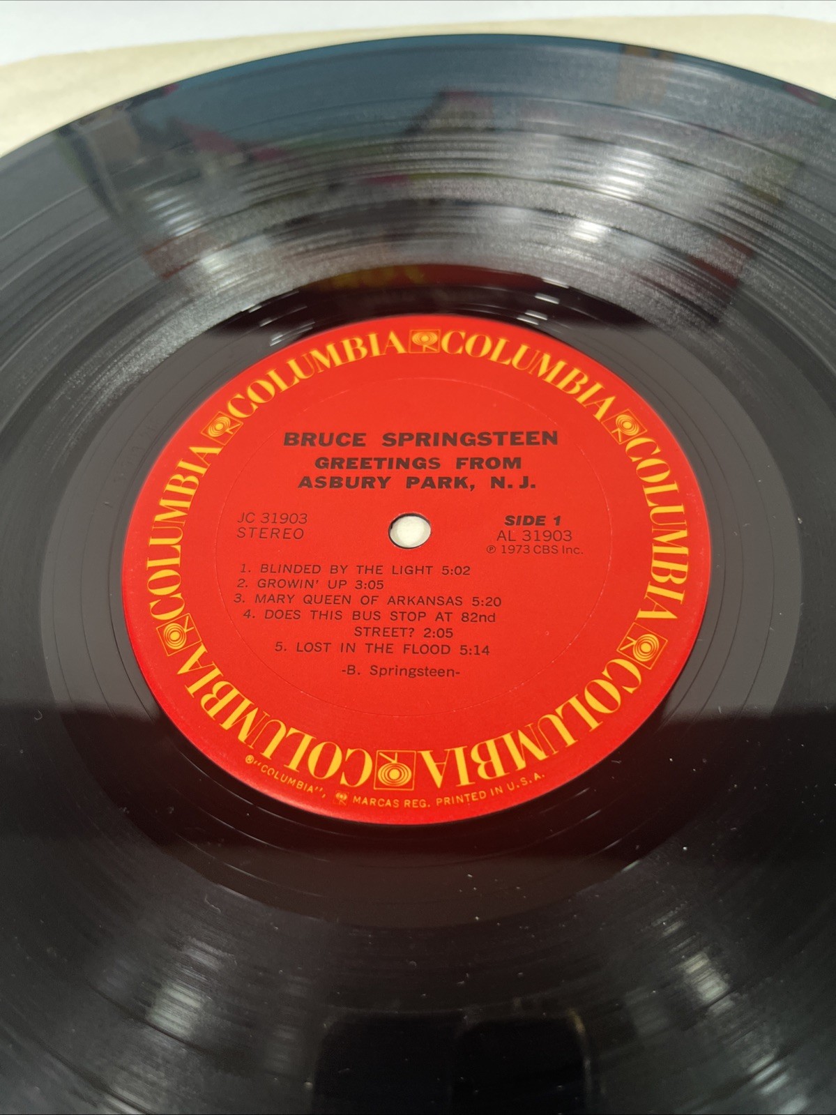 Bruce Springsteen Greetings From Asbury Park, N.J.  JC 31903) Tested VG+ thumbnail 12