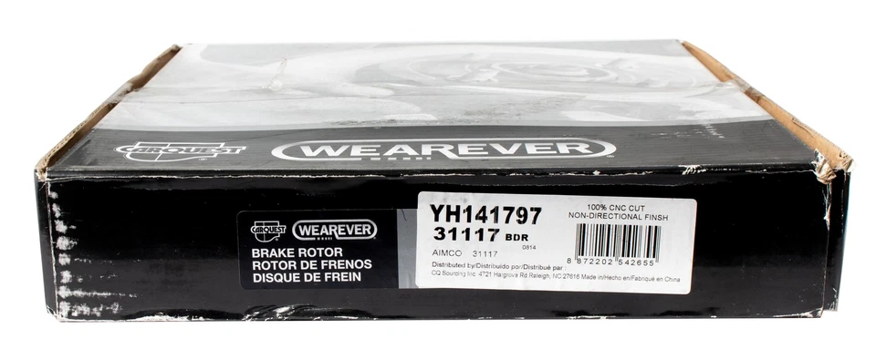 Rotor de freno de repuesto Carquest Wearever para Lexus SC300 1992-99 pieza YH141797 Foto 4 de 4