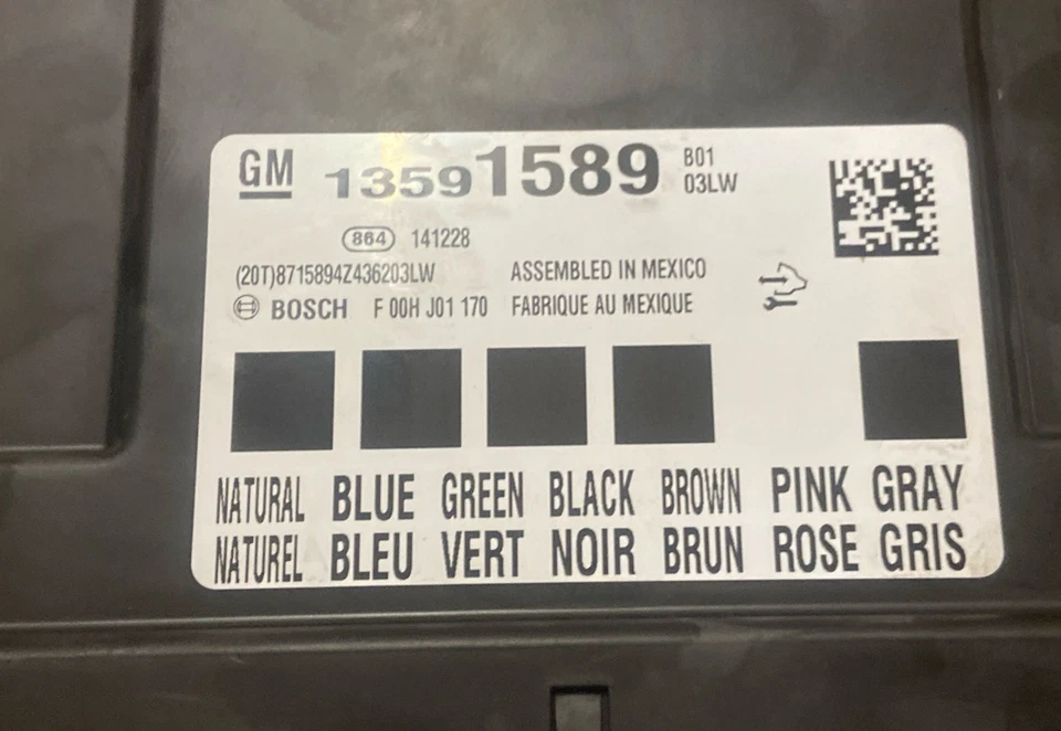 *2015-2019*VAUXHALL CORSA E(1.3CDTI)DIESEL B13DTE COMPLETE ECU KIT 55489277 - Image 4 of 4