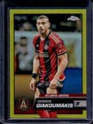 2023 Topps Chrome MLS Giorgos Giakoumakis Gold Refractor #9/50 United