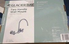 Glacier Bay Builders Double-Handle Standard Kitchen Faucet Chrome Parts Only