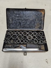 Antique Ray Socket Wrench Set By Packer Auto Specialty Co. In Original Case