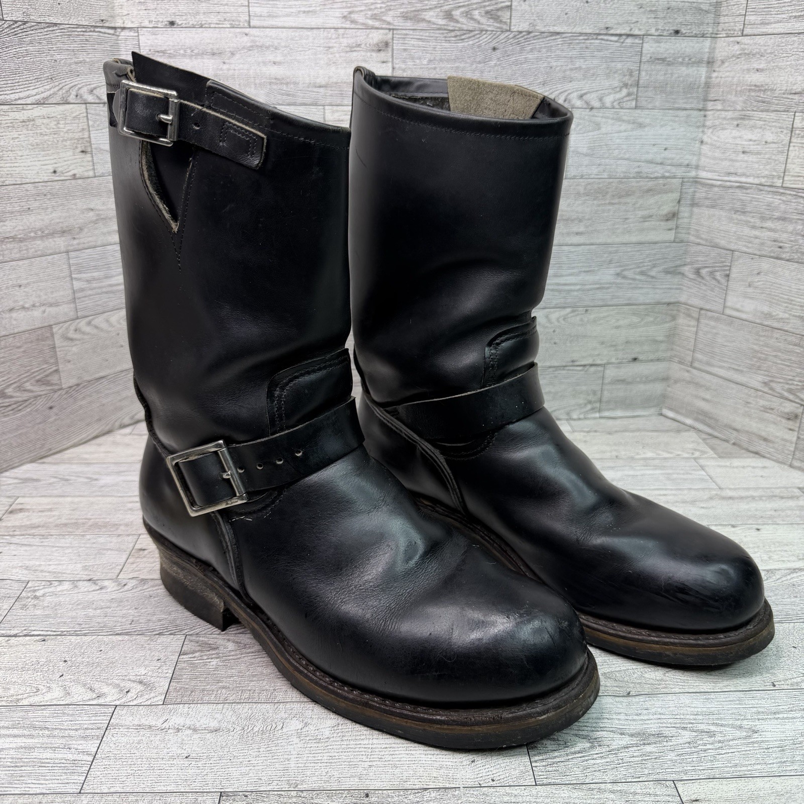 Vintage Red Wing 2268 Engineer Boots Steel Toe PT99 US Men's Size US 8 D