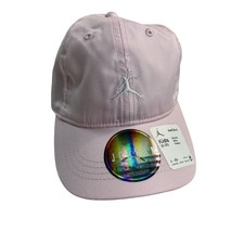 NWT Nike Air Jordan Kids Essential Baseball Adjustable Hat Size 8-20 Pink
