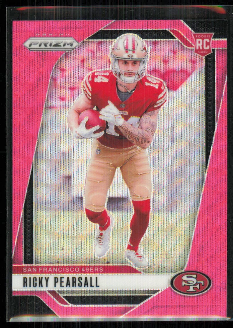 2024 Panini Prizm Pink Wave Ricky Pearsall Rookie 49ers #383