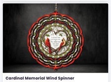 Cardinal metal wind spinners