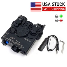 Tactical DBAL-A2 PEQ-15 Red/Green Laser Dot Sight LED Illuminator White Light US