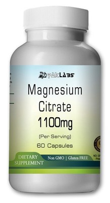 Magnesium Citrate 1100mg Serving 60 Caps   Fast Ship Free